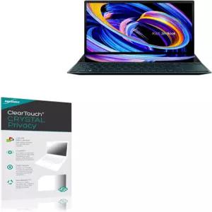 ASUS ZenBook Duo 14 UX482 와 호환되는 박스웨이브 스크린 프로텍터 - 클리어터치 크리스탈 프라이버시