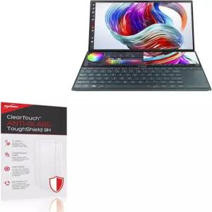 ASUS ZenBook Duo UX481FL과 호환되는 박스웨이브 스크린 프로텍터 - 클리어터치 안티 글레어 터프쉴드 9H