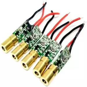 5pcs 미니 515nm 5mW 그린 닷 다이오드 모듈 조준 위치 LD