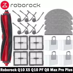 로보락 Q10 X5 / PF Q10P Q8+ Q8 Max Pro Plus 교체 부품 액세서리 메인 사이드 브러시 헤파 필터 물걸레