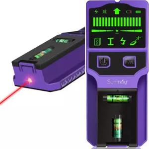 SUNMAY 스터드 파인더 벽 스캐너 벽용 7-in-1 우드 메탈 AC 라이브 와이어 조이스트 및 파이프용 검출기 빔