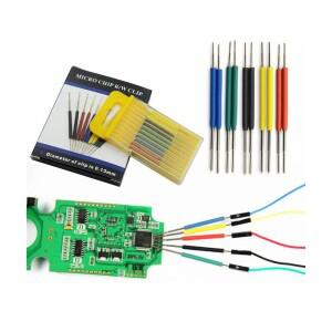 미니 소형 칩 클립 마이크로 IC 클램프 로직 분석기 SOP SOIC PLCC QFP SMD 핀 프로그래머 10 개
