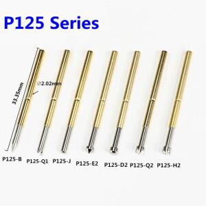 20피스 스프링  핀 P125-A2 B1 E2 D2 J1 Q1 Q2 H2 T2 외경 2.02mm 길이 33.5mm PCB 프로브