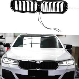 BMW 5 시리즈 G30 G38 G31 Facelift LCI  2023 빛나는 그릴 레이싱 Led 라이트 신장 디자인