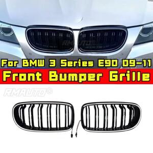 BMW 3 시리즈 E90 20092011호환용 자동차 LED 범퍼 그릴 장식 스트립 레이싱 바디 키트 프론트 외부 부품
