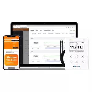 ch 무선 디지털 데이터 로거 원격 실시간 온도 모니 클라우드 스지 SMS/이메일/APP/웹 알람 WiFi 듀얼 외부