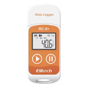 ch RC5+디지털 PDF USB 온도 데이터 로거 재사용 가능한 냉장고 32000포인트 높은 정확도