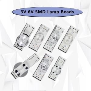 범용 LED 백라이트 스트립 SMD 램프 비즈 광학 렌즈 플리터 TV 수리 심플 유지 보수 21-120 인치 TV용 3V 6