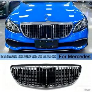 메르세데스 벤츠 호환용 E클래스 W213 E200 E53  차량호환용 프론트 레이싱 그릴 메쉬 커버 트림
