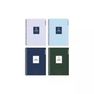 하드커버 스프링 노트 두꺼운 인덱스 연습장 공책 필기노트 방안지
