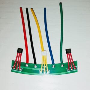 5pcs 213 포지티브 웨이브 전동  전기 자동차 브러시리스 DC 홀 센서 N602 4601 Elemets 보드 케이블