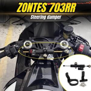 존테스 703RR CNC 오토바이 스테어링 댐퍼 클램프 마운팅 브래킷 서포트 키트 적합