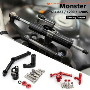 스티어링 댐퍼 스태빌라이저 선형 장착 브래킷 키트 액세서리 Ducati Monster 797 1200 821
