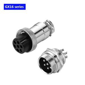 TV안테나선 케이블 1SET 58 GX16 23456789 16MM 패널 L7078 커넥터 원형 소켓 항공 와이어 콘센트