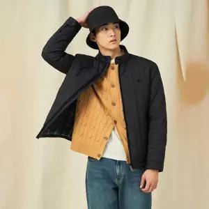 [국내매장판] 빈폴 [Essential] 다이아 패딩 해링턴 자켓 재킷 블랙 (BC5138EP15) 259516