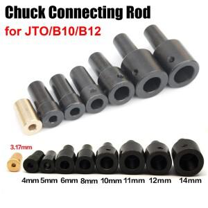 JT0 B10 B12 드릴 척 연결로드 3.17mm4mm5mm6mm8mm 슬리브 구리 강스틸 테이퍼 커플 링 전기 액세서리