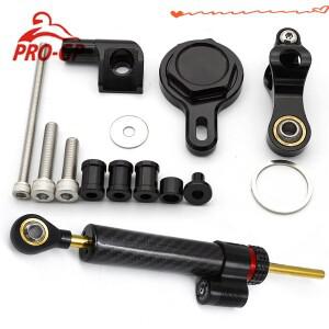 Yamaha YZF R1 1998-2001 탄소 CNC 오토바이 조향 댐퍼 안정화 브래킷 장착 키트