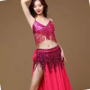 글 힙스카프 벨리댄스 허리 체인 에어로빅 공연용 무대 소품