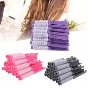 20pcs 헤어 파마 막대 허용 롤러 경기자 미용 도구 키트 스타일링