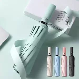 1+1 디유 원터치 프리미엄 3단 자동 우산 튼튼한 우산 암막 양산(5컬러)