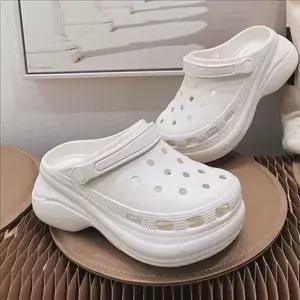 [하프클럽/]경량 통굽 키높이 슬리퍼 여름 키높이 샌들 푹신한 쿠션 플랫폼