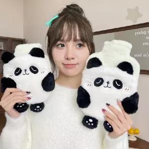 손 삽입형 포켓 디자인 동물 캐릭터 천 커버 온수 물주머니 겨울 손 온열 찜질