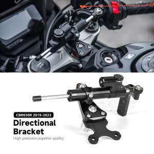 오토바이 조정 가능한 스티어링 스태빌라이저 댐퍼 장착 브래킷 혼다 CBR650R 2019 신제품