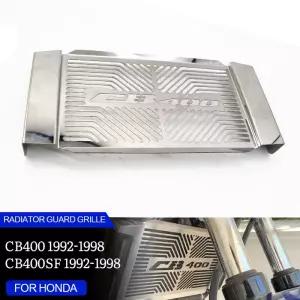 혼다 CB400 슈퍼 포우 CB400SF Vtec 1992-2021 용 오토바이 라디에이터 가드 그릴 쿨러 보호 커버