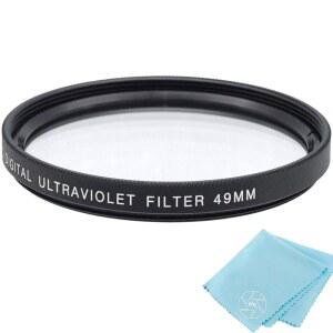 [미국배송] 49MM UV 필터 캐논 EOS R10 R50 18-45MM R100 M6 M6 II M50 M50 M100 M200 및 EF 15-45MM 렌즈 호환 후지 X100V GFX100RF 호환