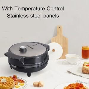 220V 가정용 와플 기계 수제 아침 샌드위치 온도 조절 케이크 벨