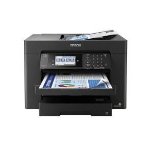 자동 양면 인쇄 기능이 있는 Epson Workforce Pro WF-7840 무선 올인원 와이드 포맷 프린터(최대 13
