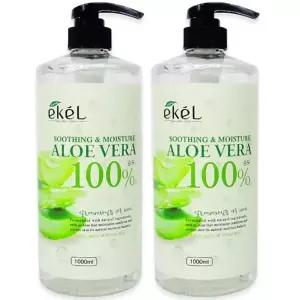 뷰티톤업 이켈 알로에베라 수딩젤 순도100 보습 피부진정 수분공급 1000ml 2개