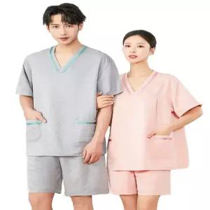 찜질복 건강검진복 사우나 목욕탕 찜질방 숯가마 순면 커플잠옷 신혼부부 유니폼 병원 에스테틱
