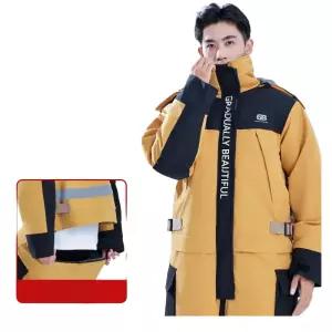 낚시복 겨울 방한복 이중기모 방수처리 보온의류 토시 워머 기모라이닝