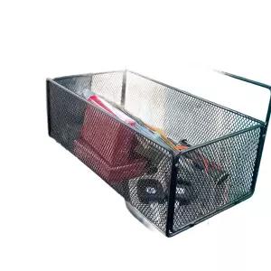 굴삭기수납함 창문 설치 정리함 바구니 수납 대형 선반 블랙
