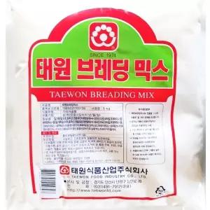업소용 후라이드 튀김가루 태원 브레딩믹스 5k