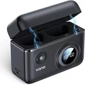 llano LPE6 카메라 배터리 8W 고속 듀얼 USB C 충전기 EOS R5 R6 II III 5D 6D 7D IV 60D 70D 80D 스마트