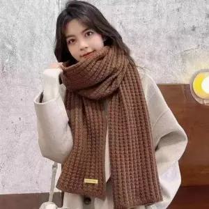 니트머플러 짧은 목 보온 털 스카프 겨울 남자목도리 커플선물목도리 여자목도리