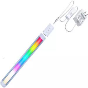 LED 스마트 언더 데스크 조명 플러그 인 화이트 및 RGB 색상 변경 리모컨으로 디밍 가능 알렉사 구글 지원