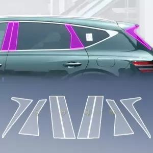 GENESIS GV80 2022-2025 자동차 외부 바디 필름 B C 윈도우 필러 스크래치 방지 수리 멤브레인 TPU PPF