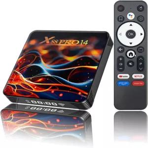 GALT 안이드 TV 박스 40 8K 2026 2GB RAM ROM RK358 쿼드 코어 64비트 듀얼 WiFi 24G/5G 3D HDR0 BT50 음성