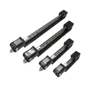 7 전동 선형 레일 스테 구동 키트 T형 미니 슬라이딩 테이블 모터 CNC 축 라우터 액추에이터 056Nm
