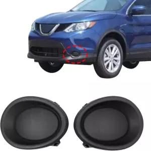 SecosAutoparts 범퍼 안개등 커버 캡 닛산 로그 스포츠 2017 2018 2019 호환 교체 부품 번호 622576MA5A