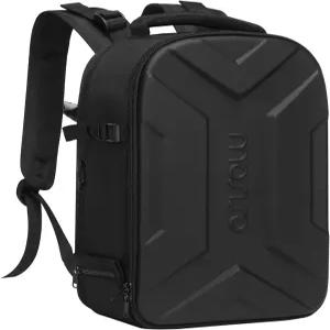 MOSISO 카메라 백팩 DSLR/SLR/거울 없는 사진 가방 방수 예술적 기하학적 하드쉘 케이스 15-16인치 노트북