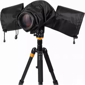 리플렉스 카메라 범용 보호 방수 DSLR/SLR 레인 커버(소니 캐논 니콘 파나소닉 전천후 야외용 경량 나일론