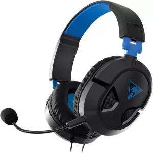 터틀 비치 리콘 50 플레이스테이션 게이밍 헤드셋 - PS5 Xbox 시리즈 X S One 모바일 및 PC 3.5mm 탈착식