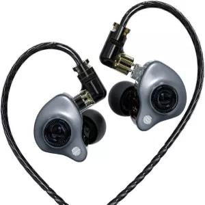 마이크가 없는 이어 모니터 폰의 JotVira 0mm 다이내믹 드라이버 하이파이 IEM 이어폰 분리형 4N OFC