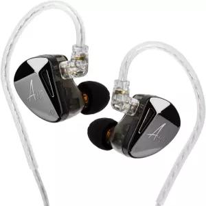 HIFIXAudio KZ AS0 5BA 인이어 모니터 미러 폴리곤 페이스플레이트가 장착된 하이파이 이어폰 뮤 오디오 를