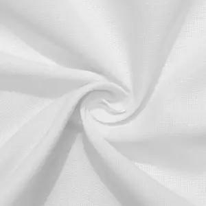 자수용 면 린넨 원단 크로스 스티치 의류 DIY 공예품 바느질 홈 데코(흰색 1야드)