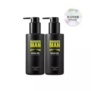 필수뷰티 [중복쿠폰5%][질경이] 시원한 쿨링감의 남성청결제 매너맨 150ml x2개